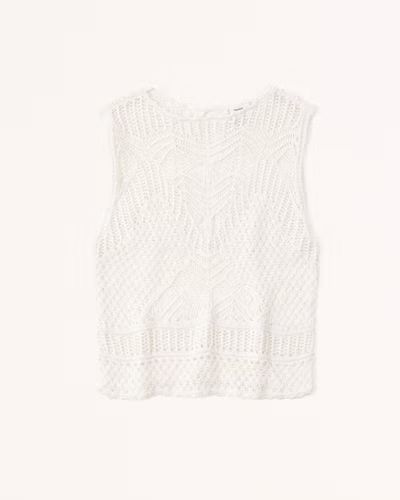 Macrame-Inspired Crew Tank | Abercrombie & Fitch (US)