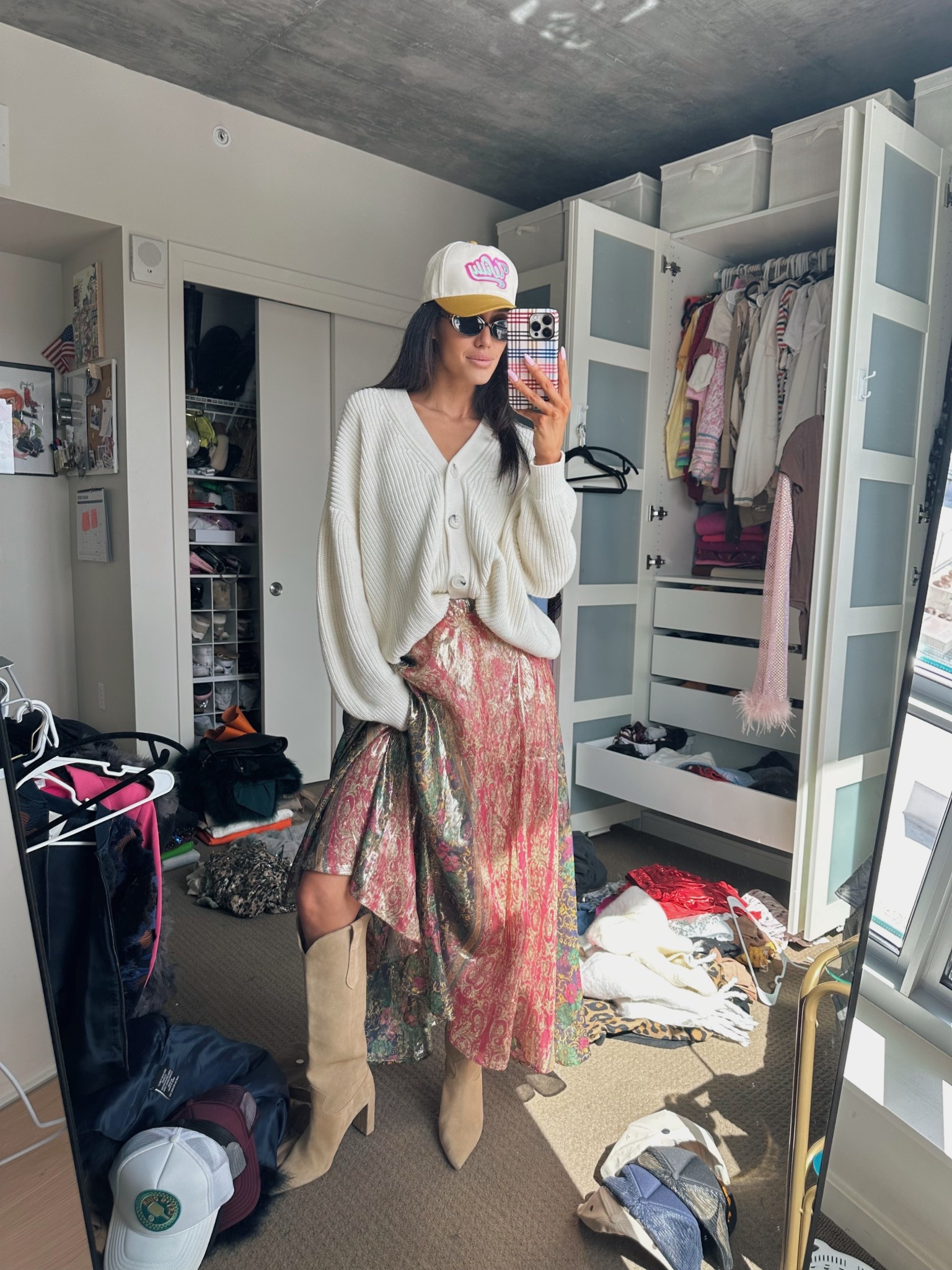 My favorite outfit I wore in Paris! I’m obsessing over boho maxi skirts 


Cream oversized cardigan, Chunky knit cardigan, White slouchy sweater, Paisley maxi skirt, Floral asymmetrical skirt, Boho printed skirt, Western suede boots, Beige cowboy boots, Pointed toe knee boots, White trucker hat, Graphic trucker hat, Y2K baseball cap, Brown round sunglasses, Vintage sunglasses style, Boho outfit, Western aesthetic, southwest aesthetic outfit, spring outfit, Transitional spring outfit, Casual weekend outfit, Farmers market outfit, City girl style, boho aesthetic, Modern bohemian outfit, Neutral tones outfit, Feminine casual outfit, Fashion blogger outfit, Laid back fashion look, Soft layers outfit, Sunday brunch outfit, Cool girl aesthetic

#LTKTravel #LTKFindsUnder100 #LTKStyleTip