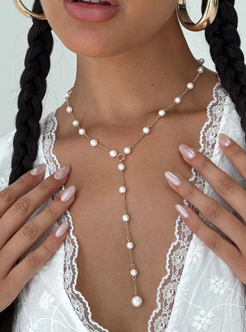Lewin Necklace Gold | Princess Polly US