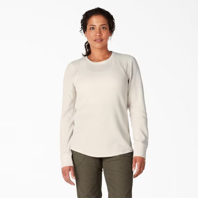 Dickies Women’s Long Sleeve Thermal Shirt, Oatmeal Heather (O2H), ,2XL | Target