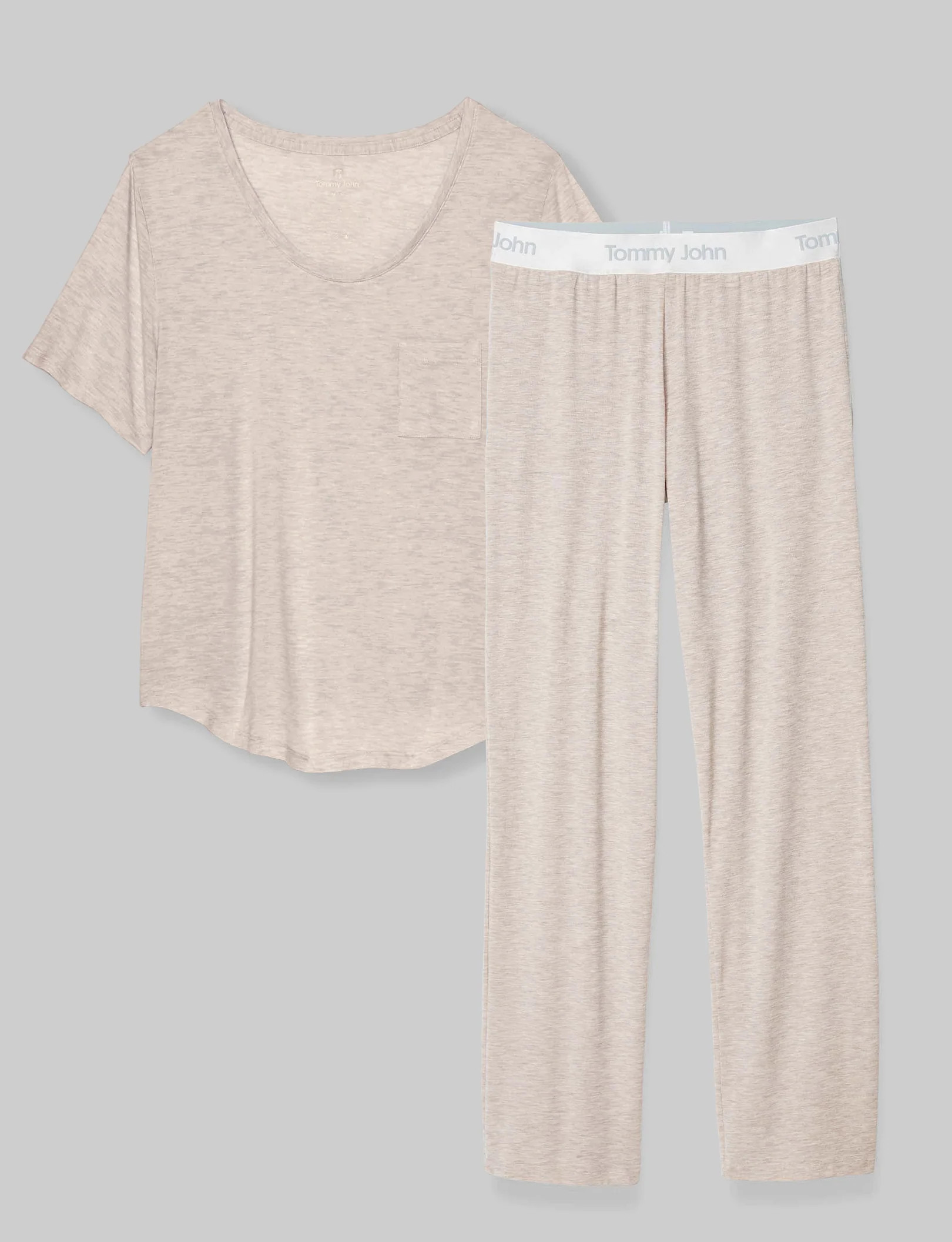 Women's Second Skin Sleep Pocket Tee & Pant Set | Tommy John