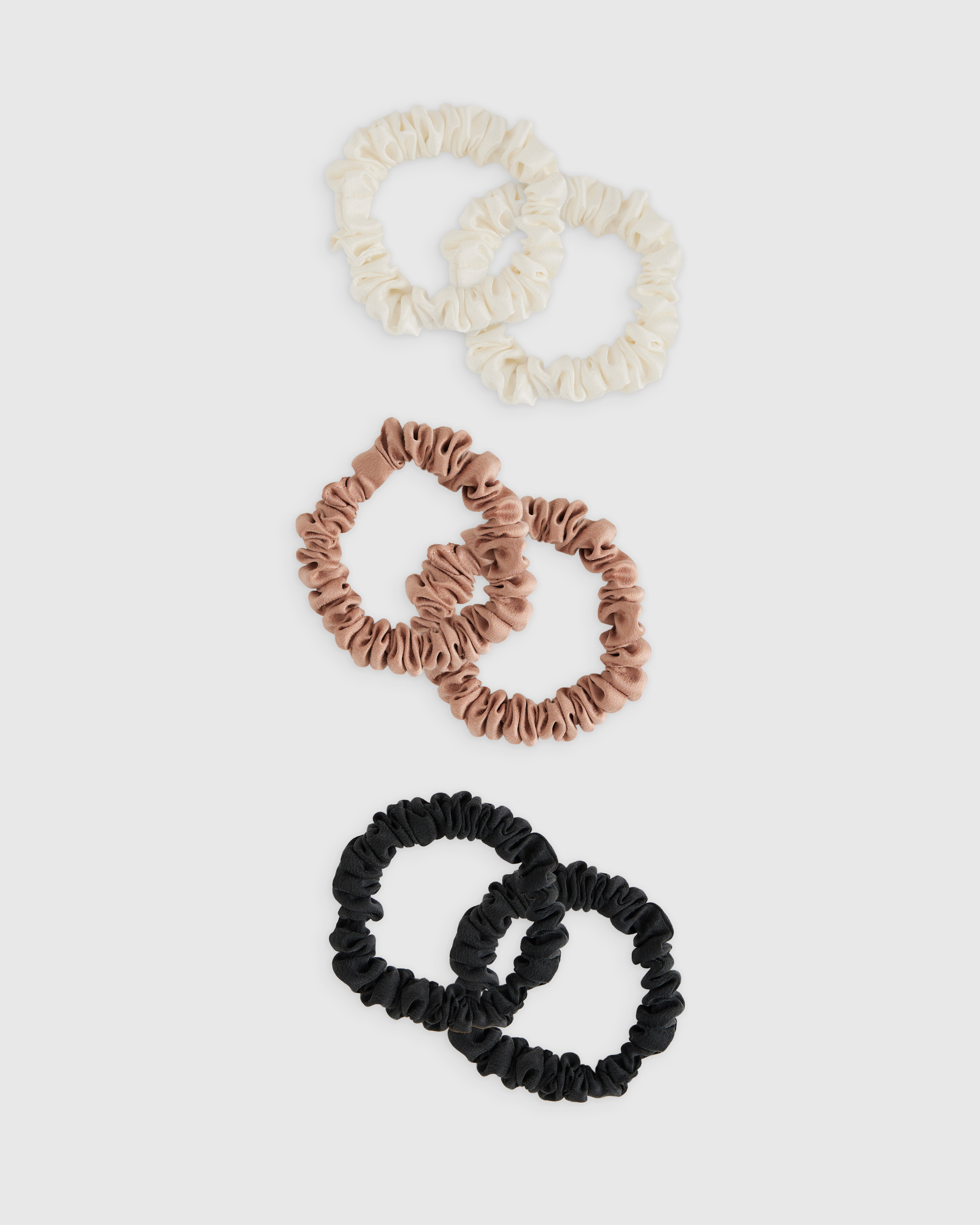 100% Washable Silk Skinny Scrunchies | Quince
