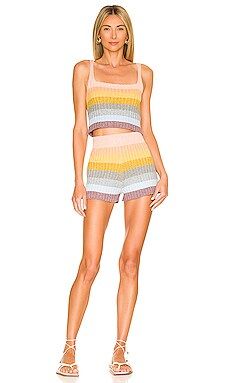 SAYLOR Kiara Top & Shorts Set in Multi from Revolve.com | Revolve Clothing (Global)