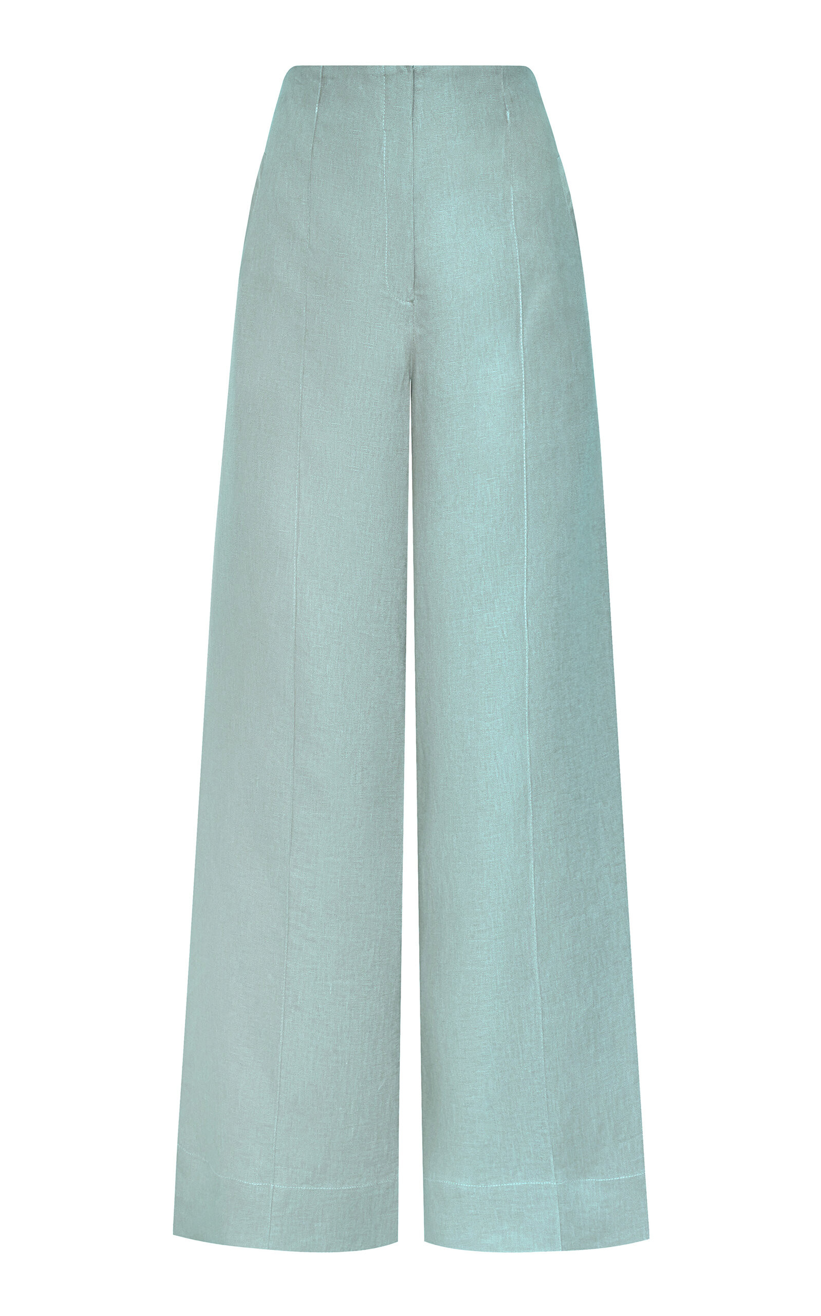 La Promesa Linen Wide-Leg Pants | Moda Operandi (Global)