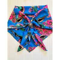 Bandana Blue& Pink Paisley Western Fashion Children's Wild Rag | Etsy (US)