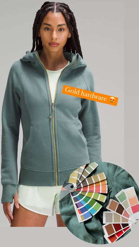 Lululemon scuba hoodie with gold hardware zipper for Autumns 

#LTKfit #LTKFind