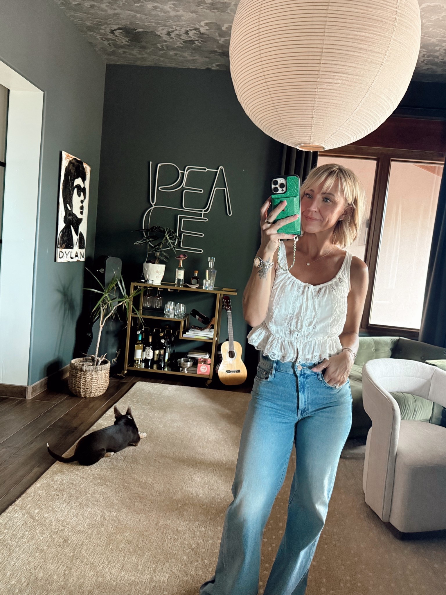 Tts jeans 
Small top

#audreyuhler #motherjeans #freepeople 

#LTKOver40