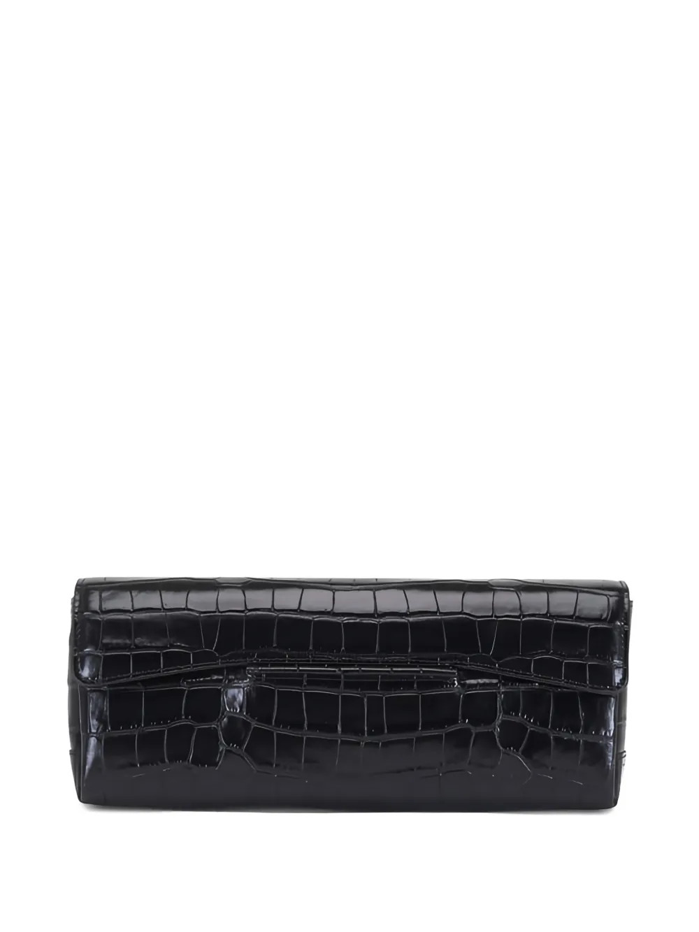 crocodile-embossed clutch bag | Farfetch Global