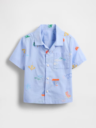 Baby & Toddler Organic Cotton Cabana Shirt | Gap (US)
