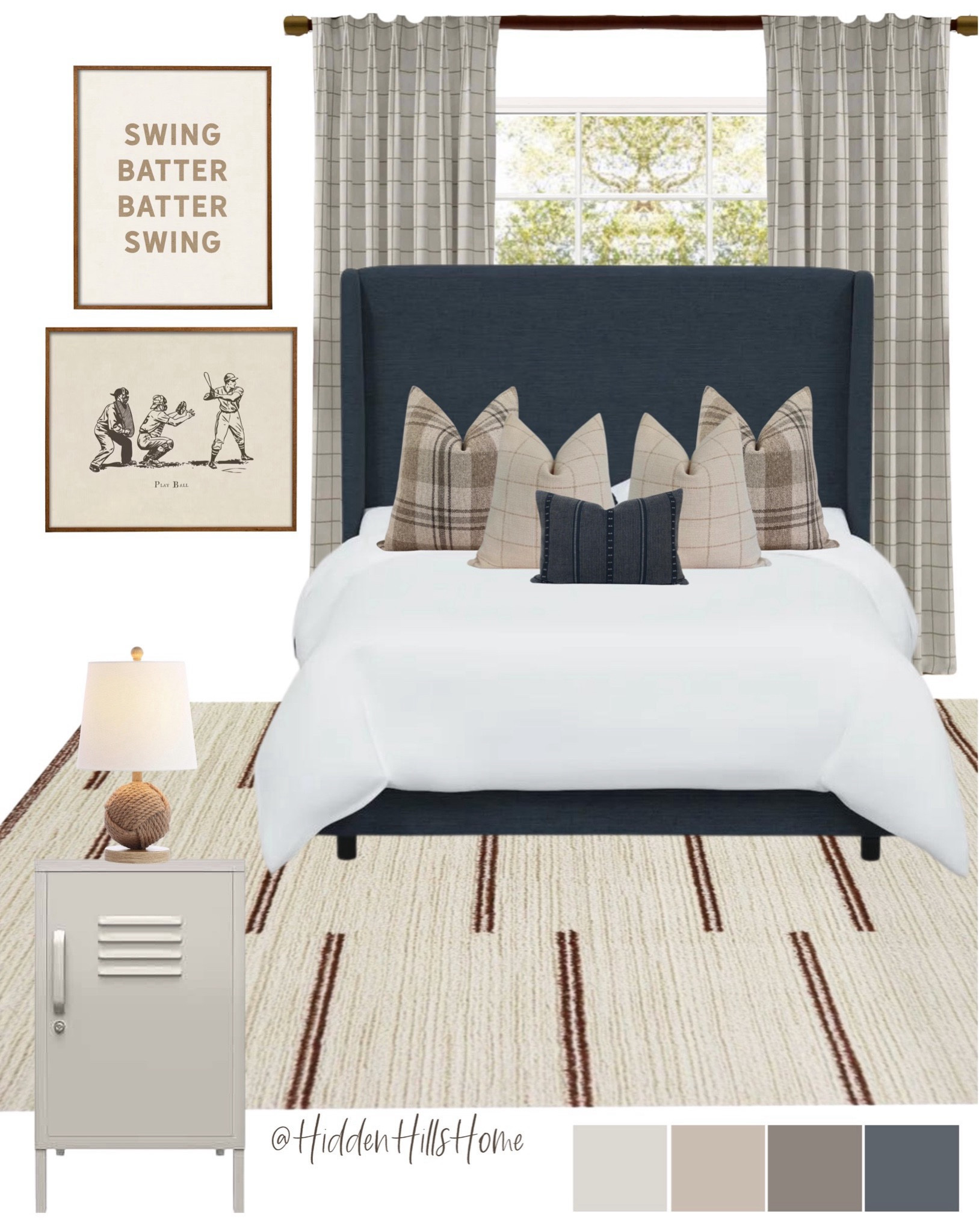 Tilly Upholstered Bed curated on LTK