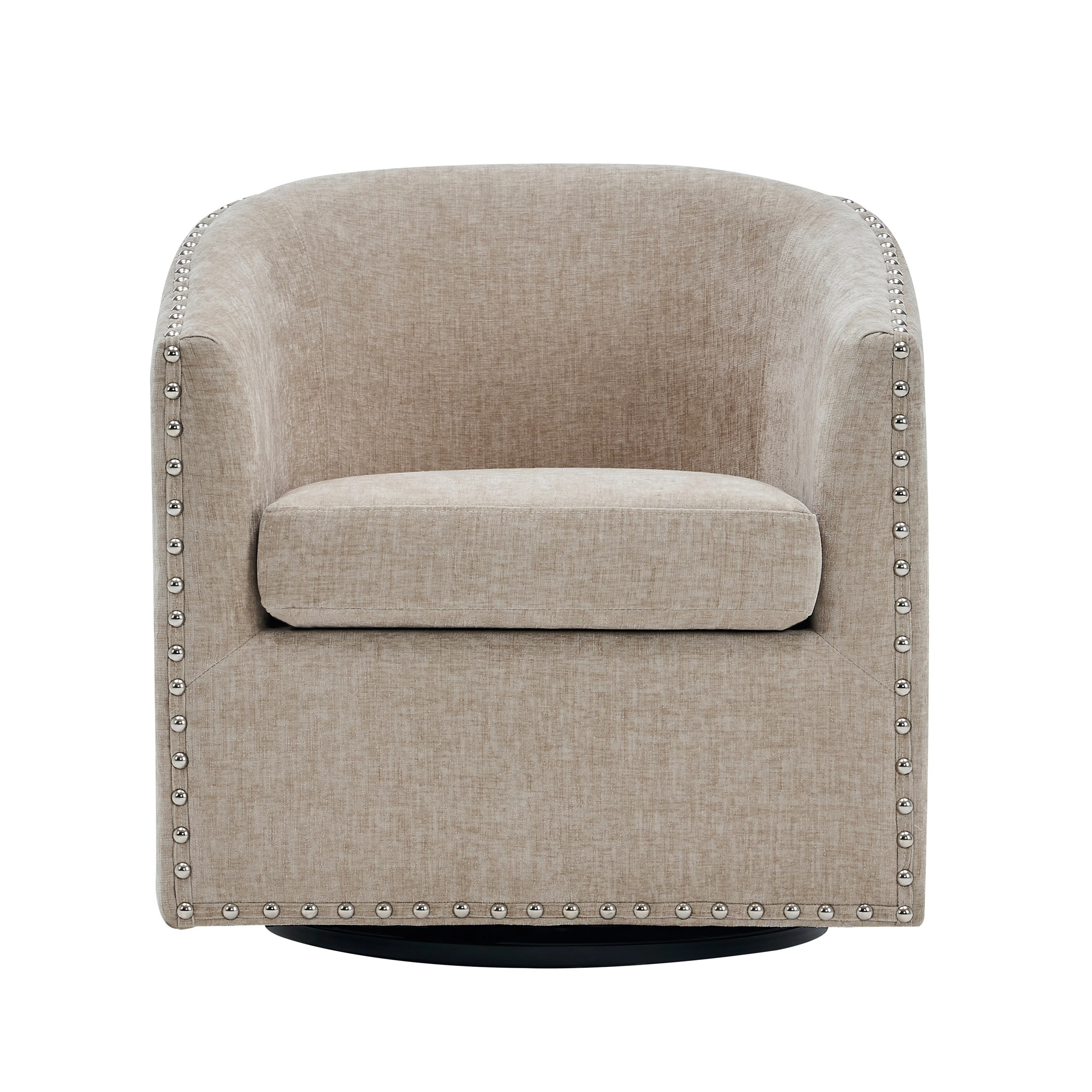 Ebern Designs Wanti Swivel Fabric Upholstered Barrel Accent Chair & Reviews | Wayfair | Wayfair North America