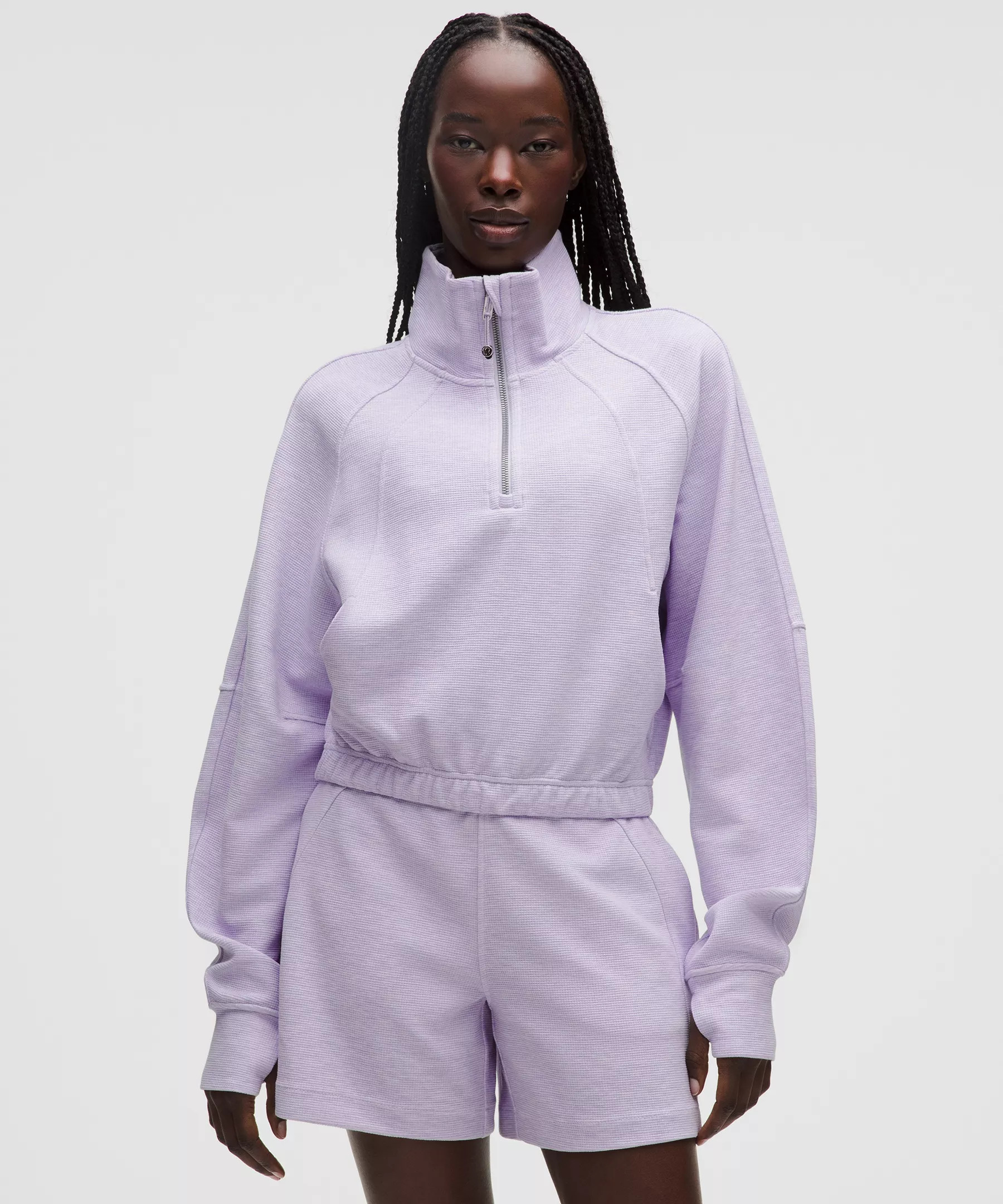 Scuba Cropped Funnel-Neck Half Zip | Lululemon (US)