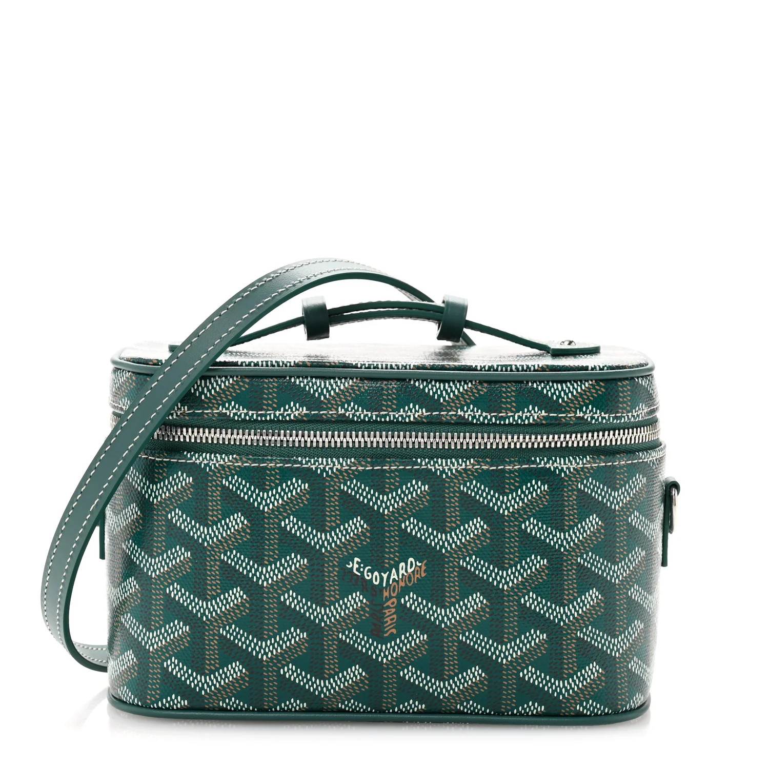 Goyard Goyardine Muse Mini Vanity Case Green 1740351 | FASHIONPHILE (US)