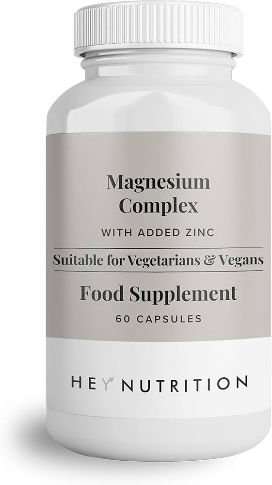 Hey Nutrition Magnesium Complex High Strength 205mg Supplement - Zinc, Vitamin D3 - Muscle & Bone... | Amazon (UK)