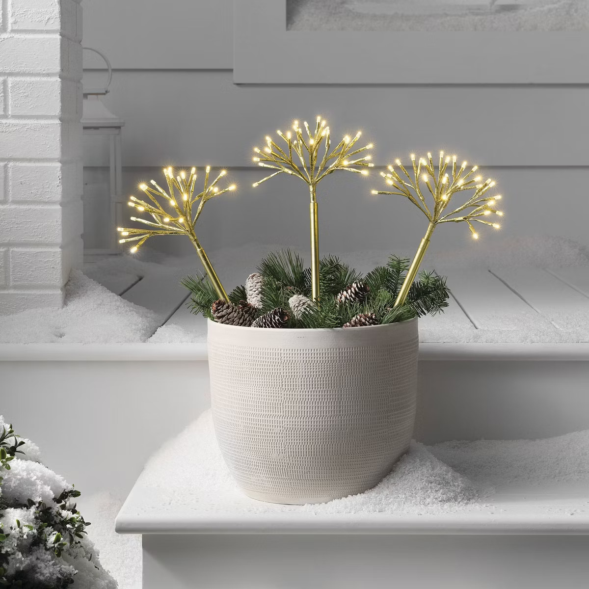 18" LED Gold Starburst Christmas Novelty Sculpture Light Warm White - Wondershop™ | Target