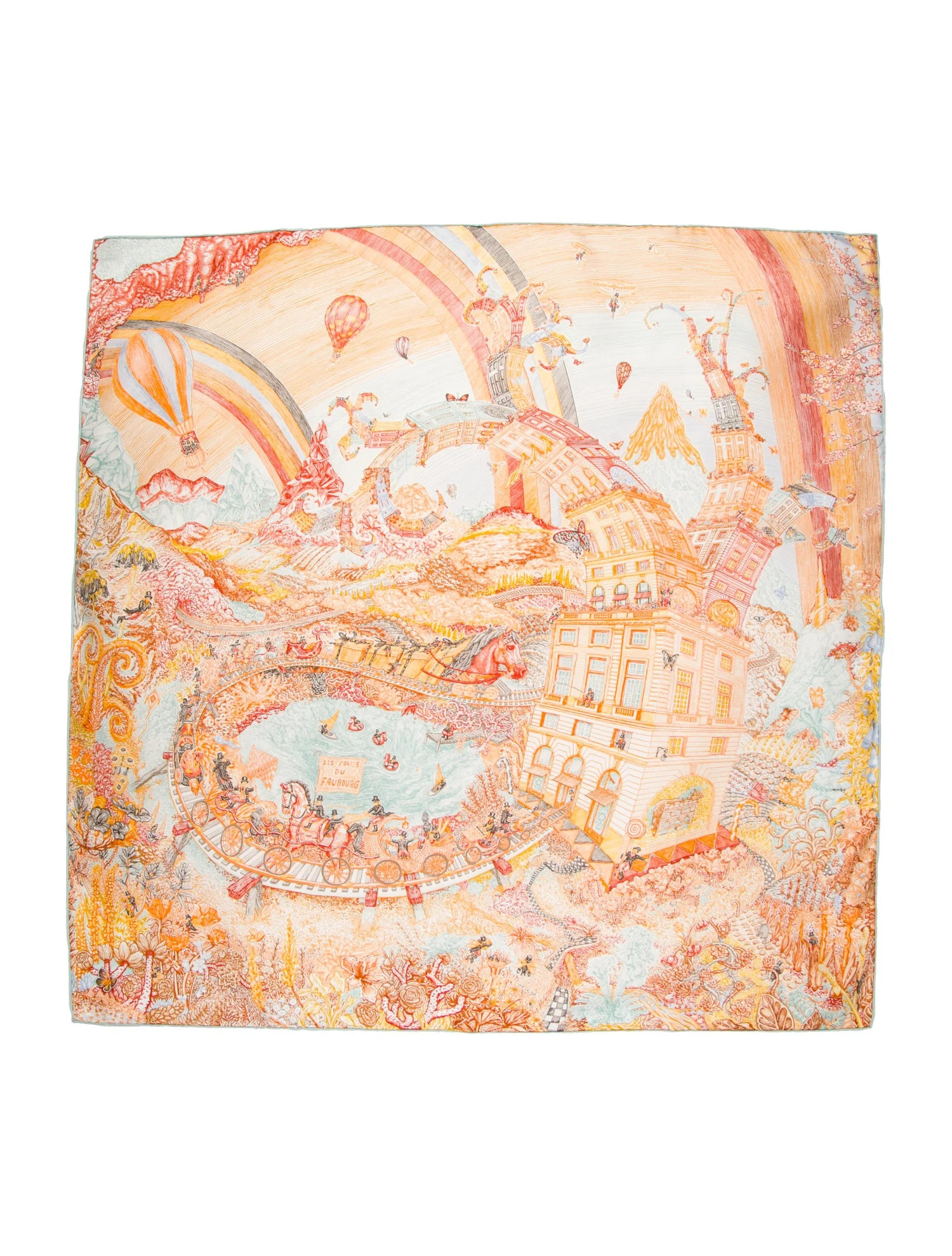 Les Folies du Faubourg Silk Scarf | The RealReal