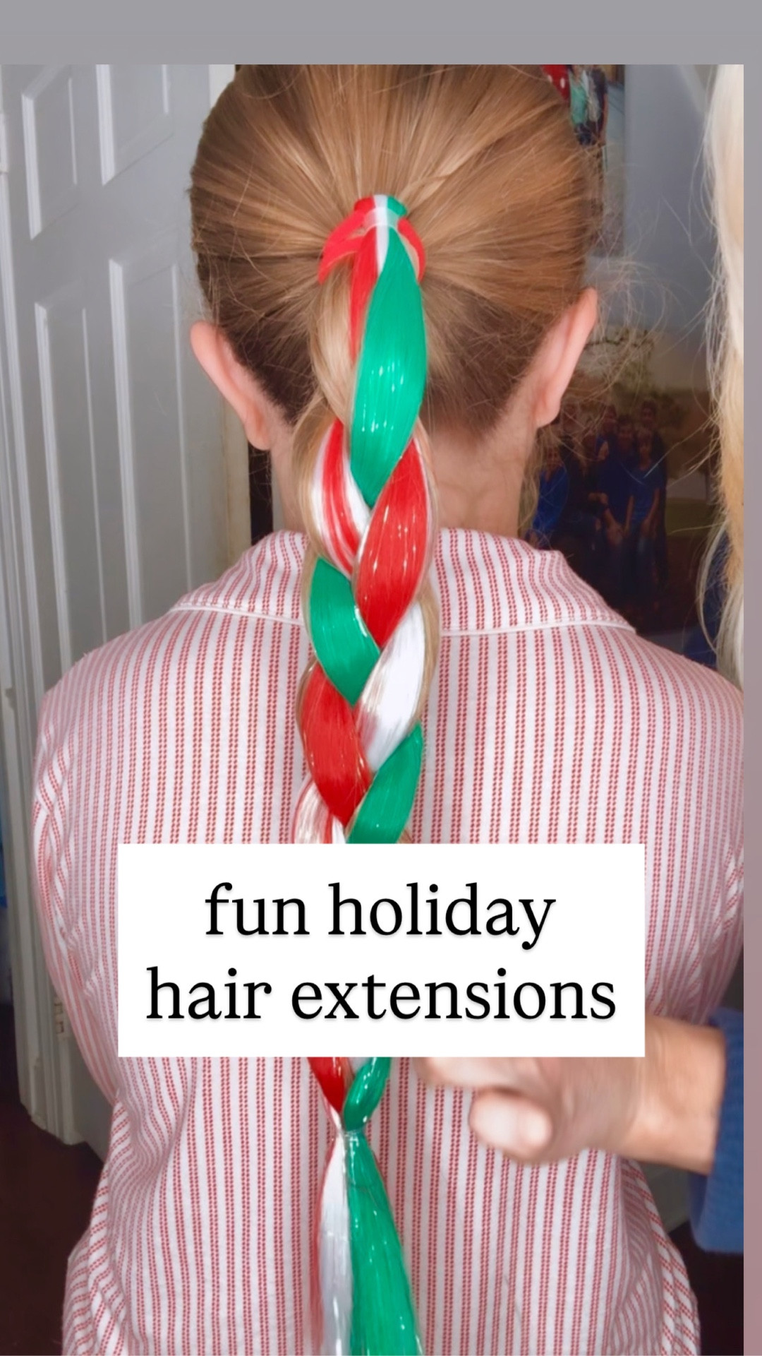 HOLIDAY HAIR EXTENSIONS 🎄 I love fun holiday hairstyles for my daughter! It’s always so festive and fun to do during this time of year. These hair extensions are one of my favorite holiday hair accessories to use in my daughter’s hair. These are just the best and they’re so easy to put in the hair and take out, too! That hair tie is the key! 🩷 Excited to share the information with you! 

#LTKHoliday