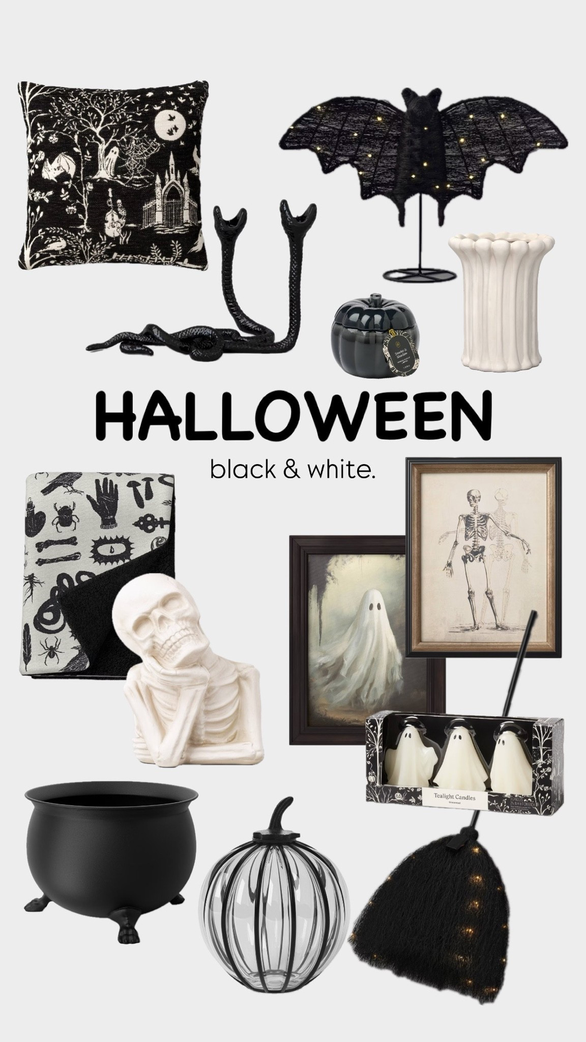B&W Halloween 👻 Spooky, scary & cheap!

#LTKHome #LTKSeasonal #LTKmomlife