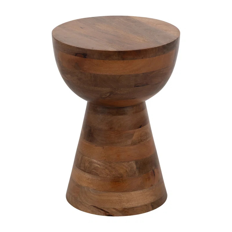 Millwood Pines Baelyn Style 18'' Tall Solid Wood Pedestal End Table | Wayfair | Wayfair North America