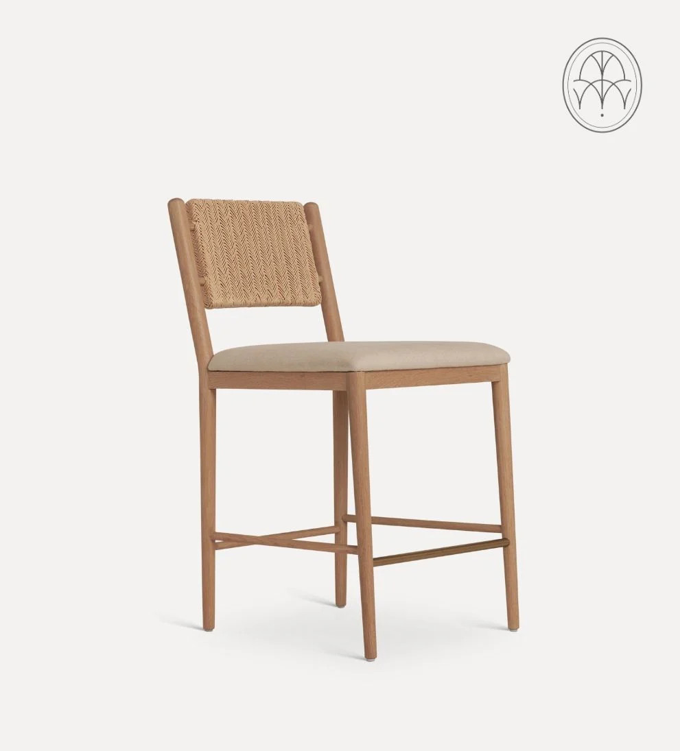 Evelyn Woven Counter Stool | Le Maé by Lindye