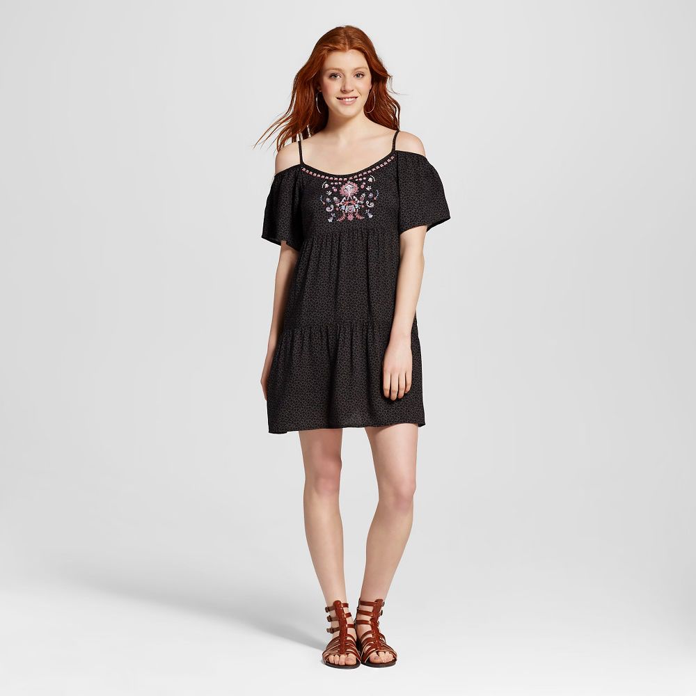 Women's Cold-Shoulder Dress Black XS - Mossimo Supply Co. | Target