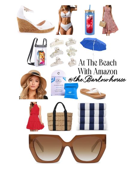 Beach finds from Amazon 

Red
White 
Blue 
Memorial Day 
Fourth of July 
4th of July 
Trendy sun glasses 
Straw beach bag 
Striped beach towels 
Pool towels 
Espadrilles 
White sandals 
White flip flops 
Beach flip flops 
Beach Essentials 
White bathing suit 
Red dress 
Red print dress 
White hair clips 
Claw clips 
Vacation essentials 
Beach style 
BBQ style 

#LTKswim #LTKitbag #LTKshoecrush