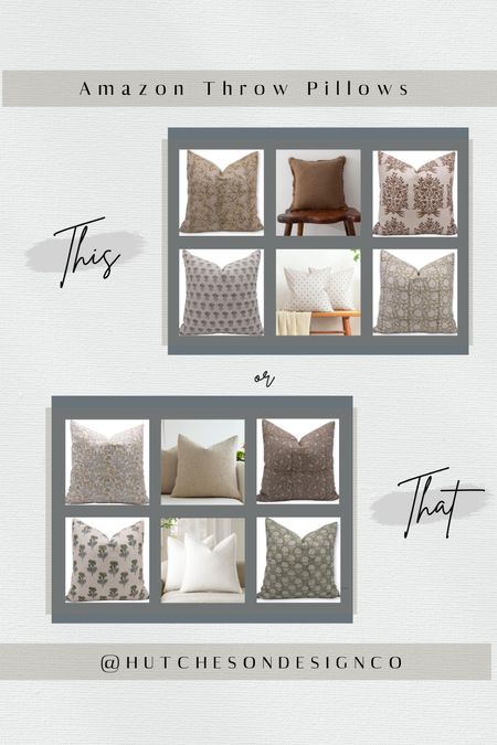 We sorted through all of the throw pillows on Amazon so you don’t have to! We found the best options available on Amazon! Many currently on sale! 

Neutral throw pillows, throw pillow sets, moody throw pillows, traditional home decor, new year, new home ideas, affordable throw pillow options, printed throw pillows, McGee inspired throw pillows,bedding 

#LTKfamily #LTKhome #LTKsalealert