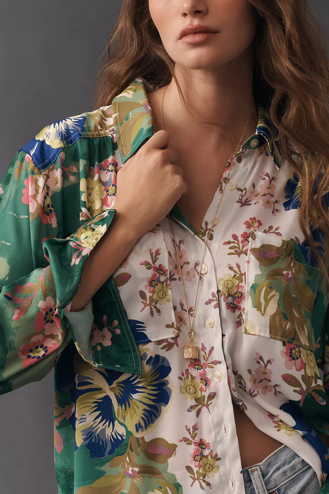 The Brielle Relaxed Buttondown Blouse | Anthropologie (US)
