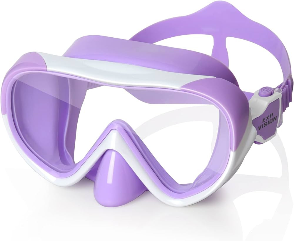 Kids Swim Mask 180° Snorkel Diving Mask, Anti-Fog Child Swim Goggles with Nose Cover No-Leak Swi... | Amazon (US)