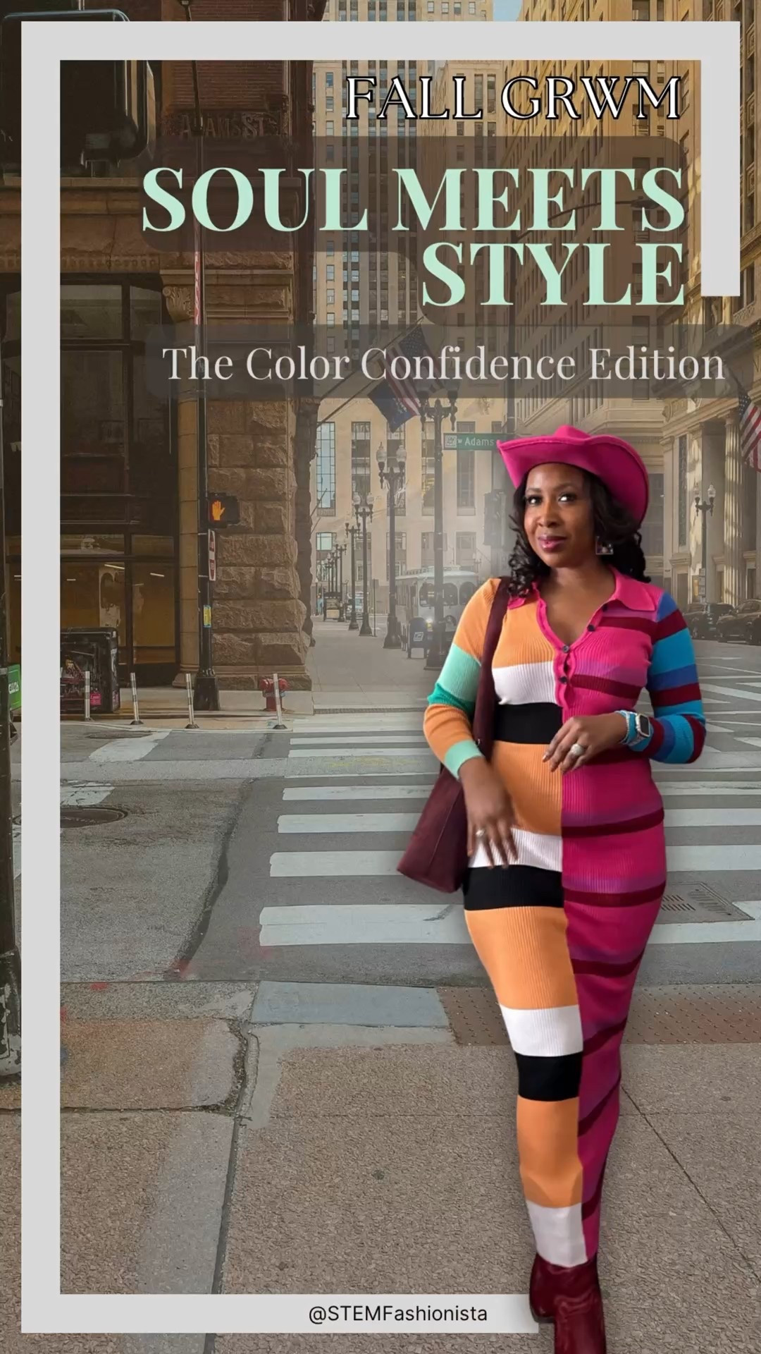 Outfit Inspo: The Color Confidence Edition 🎨✨

When in doubt — add color and own it! This look is all about mixing rich hues with confidence and attitude.

I shopped my closet for this one, but I’ve linked similar statement pieces you can style your own way 💕

🧥 Colorblock Knit Dress (similar)
🤠 Cowboy Hat (similar)
👜 Burgundy Shoulder Bag (exact)
👢 Burgundy Boots (exact)

Tap to shop your Color Confidence moment ⤵️

#OutfitInspo #SoulMeetsStyle #FallGRWM #ColorConfidence #STEMFashionista

#LTKItBag #LTKStyleTip #LTKgrwm