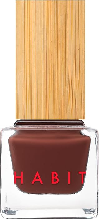 Habit Cosmetics | Vegan, Sustainably Packaged, Toxin-Free Nail Polish - Brown - .3oz (Brownie poi... | Amazon (US)