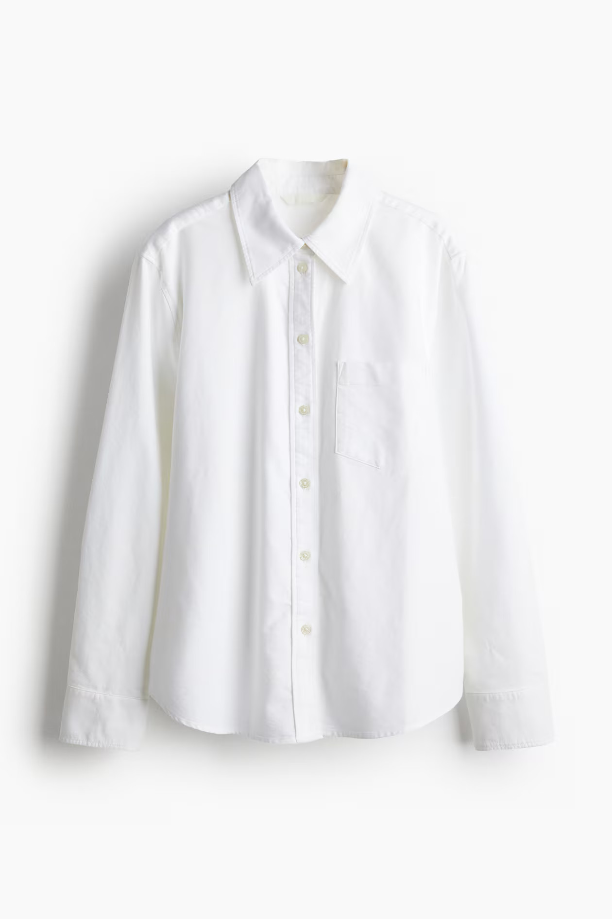 Camisa Oxford - Blanco - MUJER | H&M ES | H&M (FR, IT, ES, PT, BE)