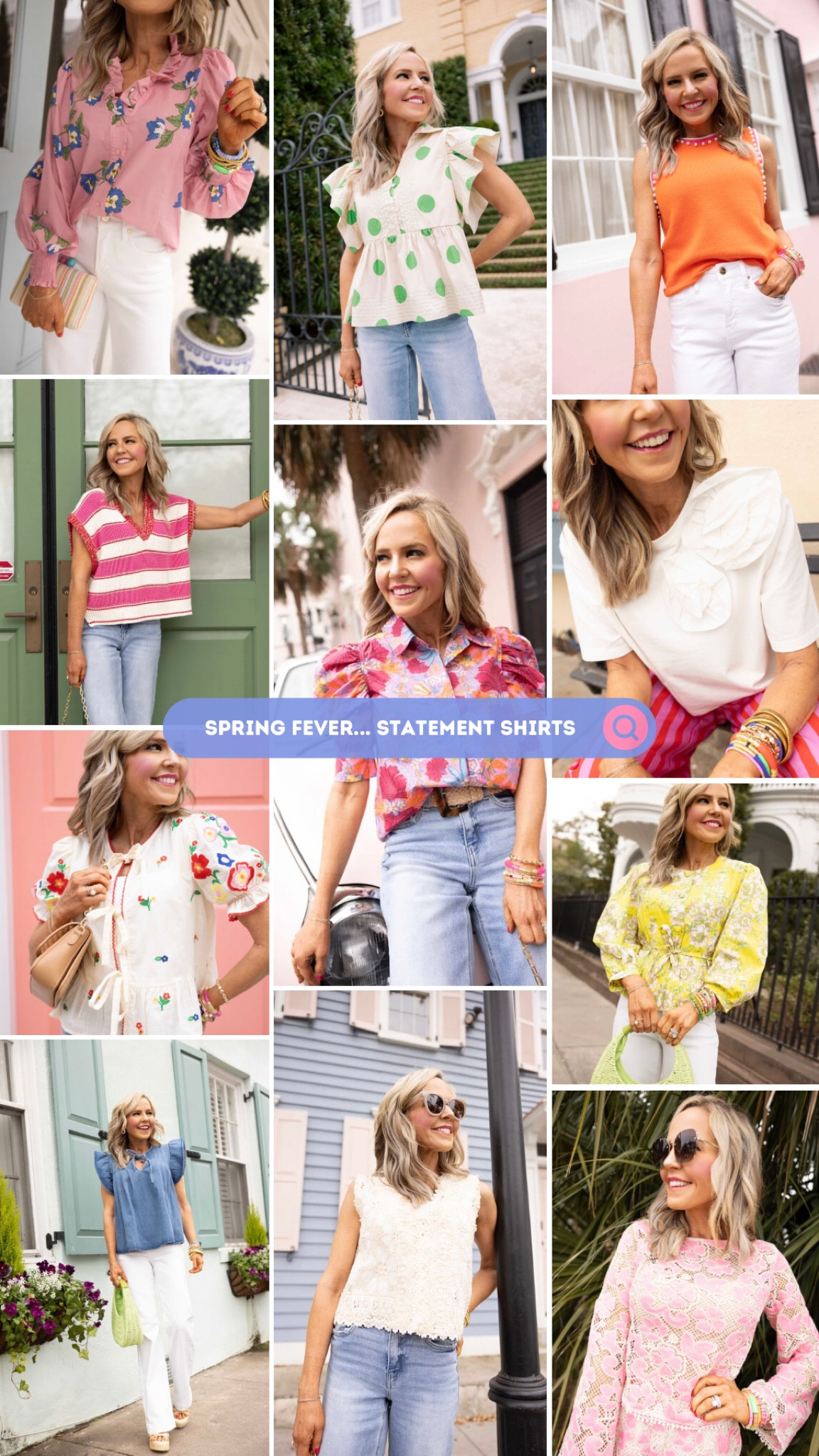 spring fever… statement shirts!! all the best in brightly colored tops, sweaters and more from avara - use natasha15 for 15% off! 

#LTKSeasonal #LTKStyleTip #LTKFindsUnder100