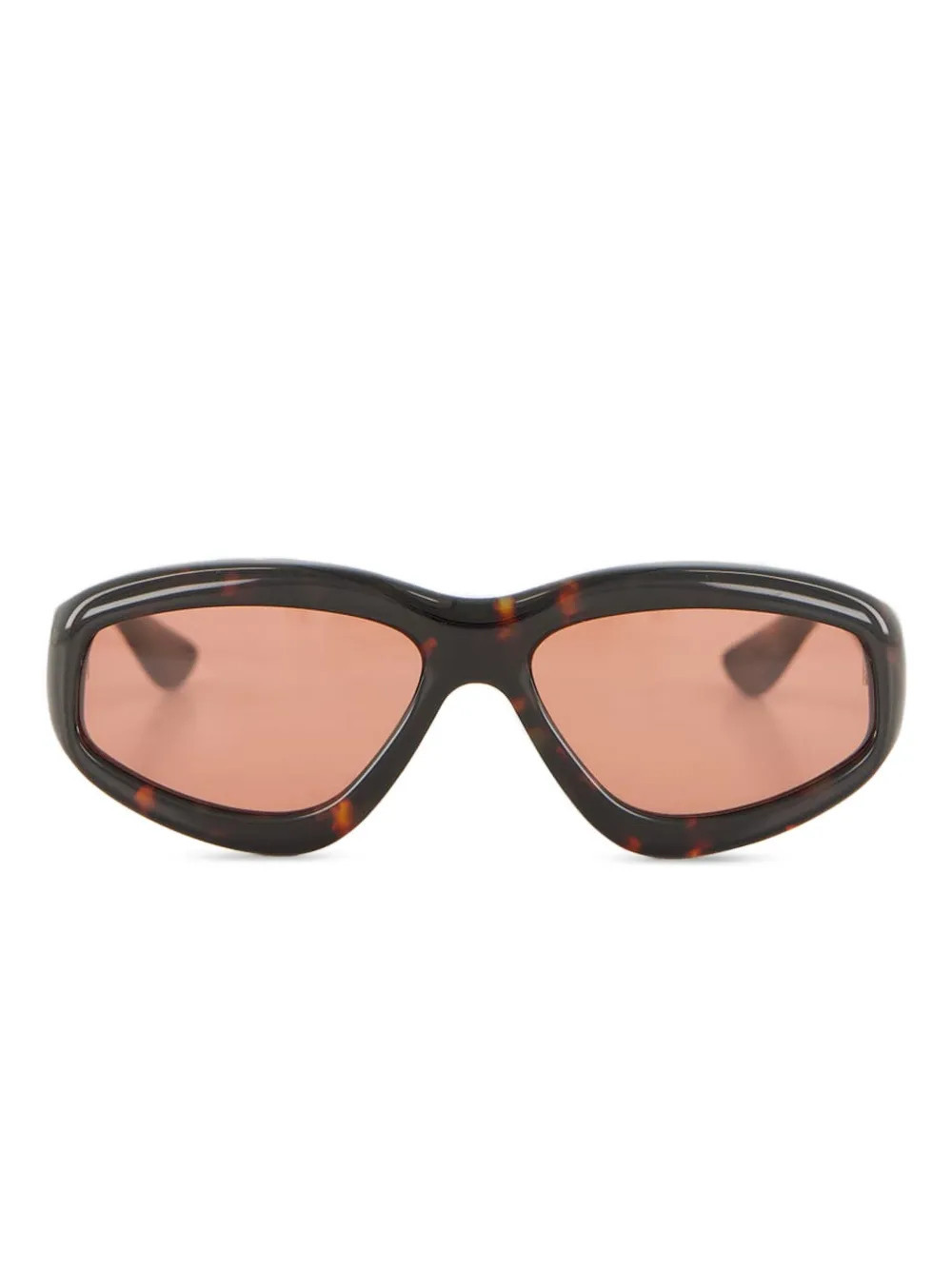 Port Tanger Irfan tortoiseshell geometric sunglasses - Brown | Farfetch Global