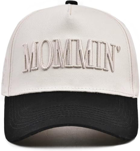 Lotsduoler Mommin Trucker Hats Women, Embroidered Baseball Mom Essentials Womens Trucker Hat Gift... | Amazon (US)