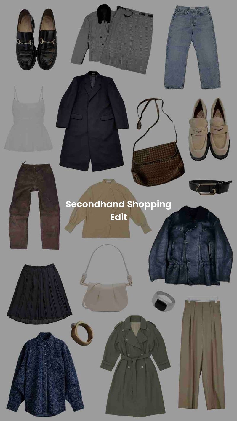 SECONDHAND SHOPPING EDIT

Lots of gorgeous transitional pieces, in various sizes and with various price points too! 

Designer, pre loved, secondhand, Gucci loafers, two piece skirt suit, jeans, dressy top, overcoat, wool coat, bottega veneta, suede bag, trousers, blouse, flattering, luxury belt, shearling, sheer skirt, mini skirt, jewellery, Loewe bag, signet ring, trench coat, H&M studio, denim shirt, pleated trousers, the Frankie shop 

#LTKuk #LTKstyletip #LTKautumn