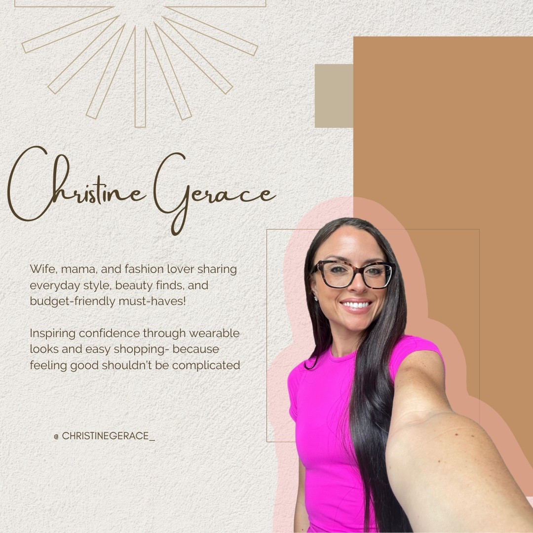 Hey 👋 in case we haven’t connected on here yet .. here’s a tiny bit about me !! 

Wife, mama, and fashion lover sharing everyday style, beauty finds, and budget-friendly must-haves! Inspiring confidence through wearable looks and easy shopping—because feeling good shouldn’t be complicated 🩷🩷 follow along for the ride, say HI in the comments ! 

#LTKStyleTip #LTKBeauty #LTKFamily