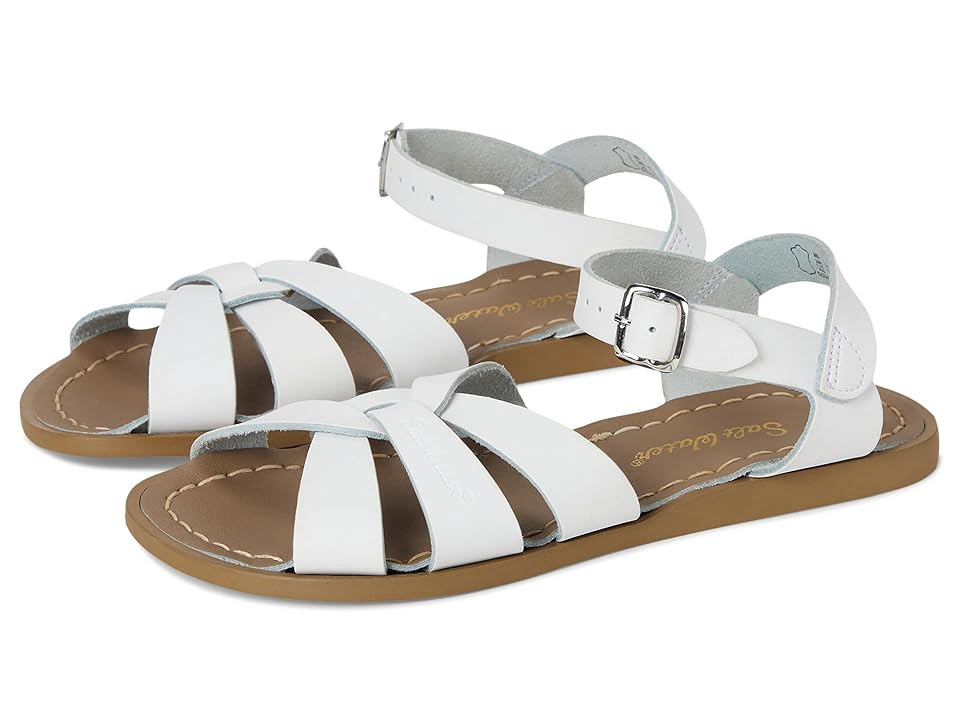Salt Water Sandal by Hoy Shoes The Original Sandal (Toddler/Little Kid) Kids Shoes White : 9 Toddler M, Leather | Zappos