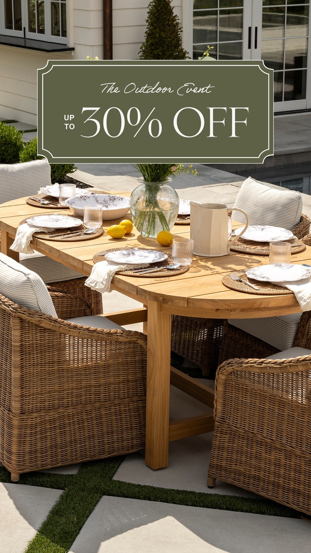 A few favorites from the Outdoor Event, with up to 30% off outdoor furniture, dining tables and chairs, lounge chairs, planters, front porch decor, table decor, outdoor rugs, pillows, and more 

#outdoortable #outdoorsale #porch #patio #pool #garden #outdoorfurnituresets #deck



#LTKSeasonal #LTKSaleAlert #LTKHome