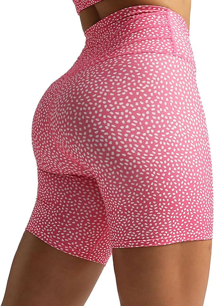 Aoxjox Trinity Workout Biker Shorts for Women Tummy Control High Waisted Exercise Athletic Gym Ru... | Amazon (US)