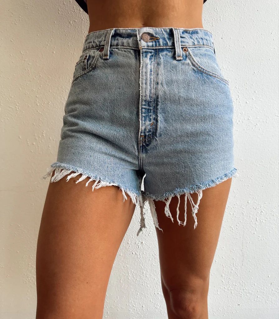 Up Cycled Levi Denim Shorts | She Is Boutique