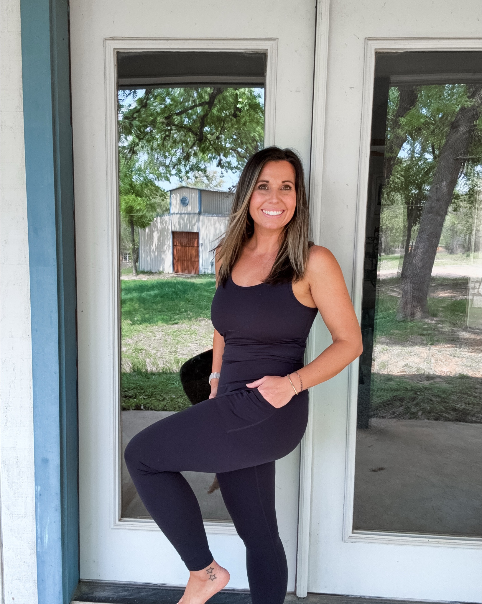 This workout top and buttery soft leggings (with pockets & seamless) from @g4free are 👌 

Snag them and see for yourself! 

#LTKActive #LTKTravel #LTKPetite