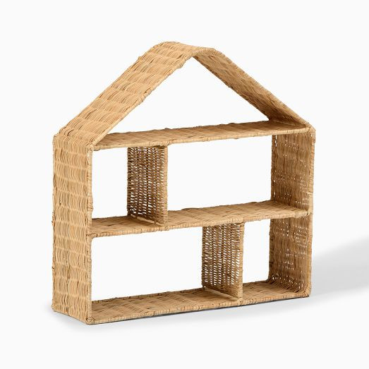 Rattan House Bookshelf | West Elm (US)