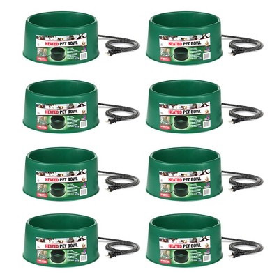 Farm Innovators 1.5 Gal 60 Watt Electric Heated Pet Water Bowl, Green (8 Pack) | Target