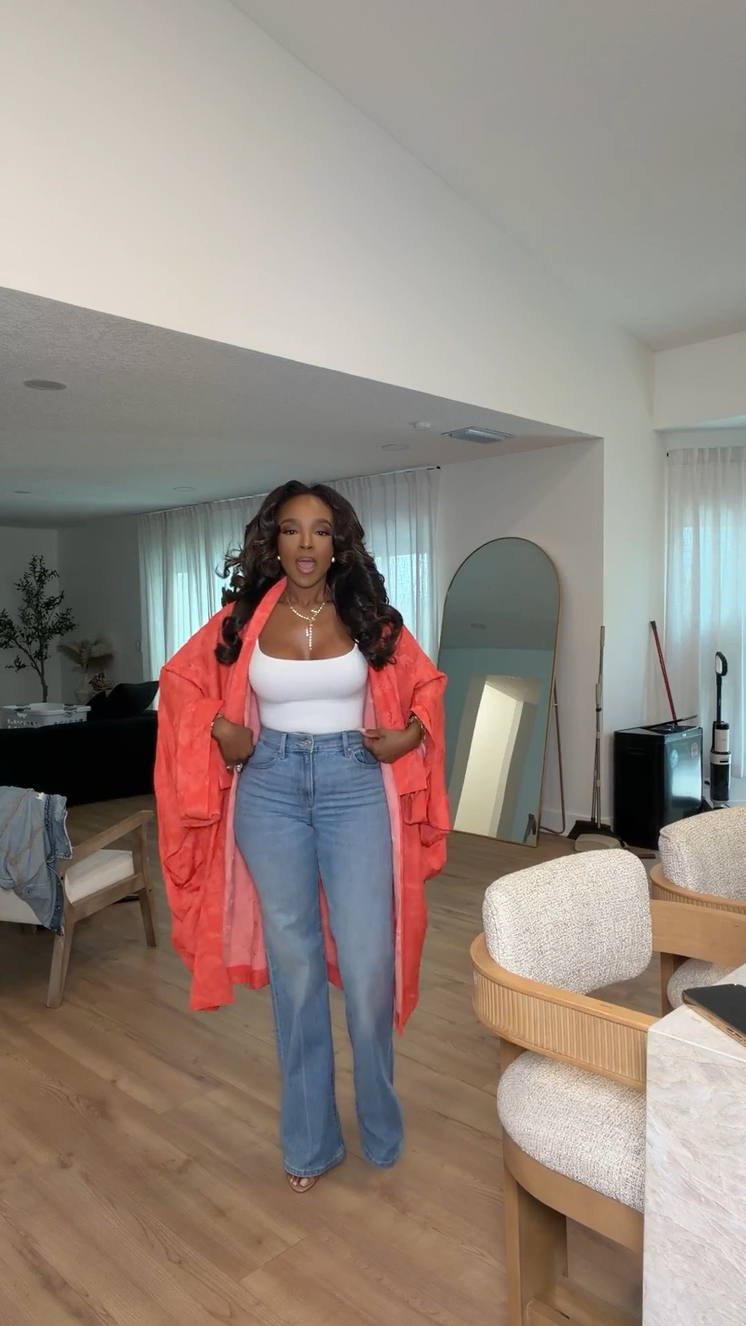 Scroll to shop! ✨ Everything from this look is linked below. 👇🏽    Wearing: Size Small | 5’4” | 140 lbs  📲   Download the FREE LTK app & follow me (@kirasfashionfinds) to shop all my daily finds.  #LTKootd #LTKPetite #LTKU