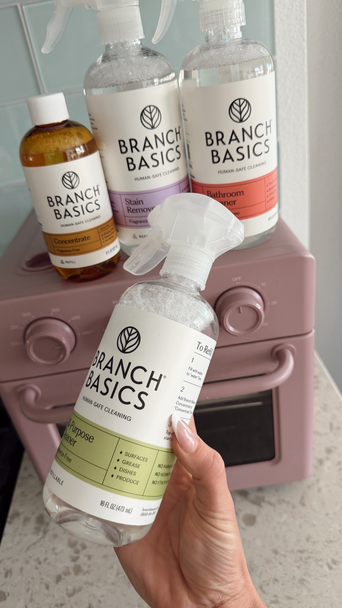 My go to cleaner is now at TARGET😍 Branch Basics is the best (I use for everything from cleaning to my stains) and it’s human safe + gentle on skin 💅 

#LTKdayinmylife #LTKHome