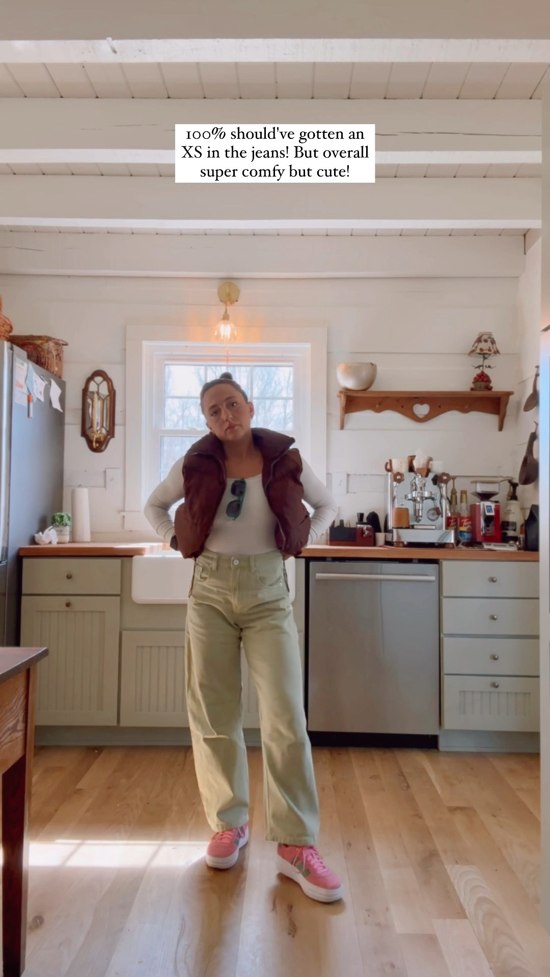 effortless casual Sunday outfit! I'd advise to size down in the jeans! 

#LTKFindsUnder50 #LTKPetite #LTKStyleTip