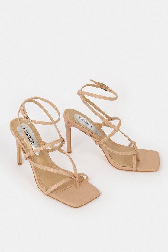 Square Toe Strappy Heeled Sandal | Coast (UK)