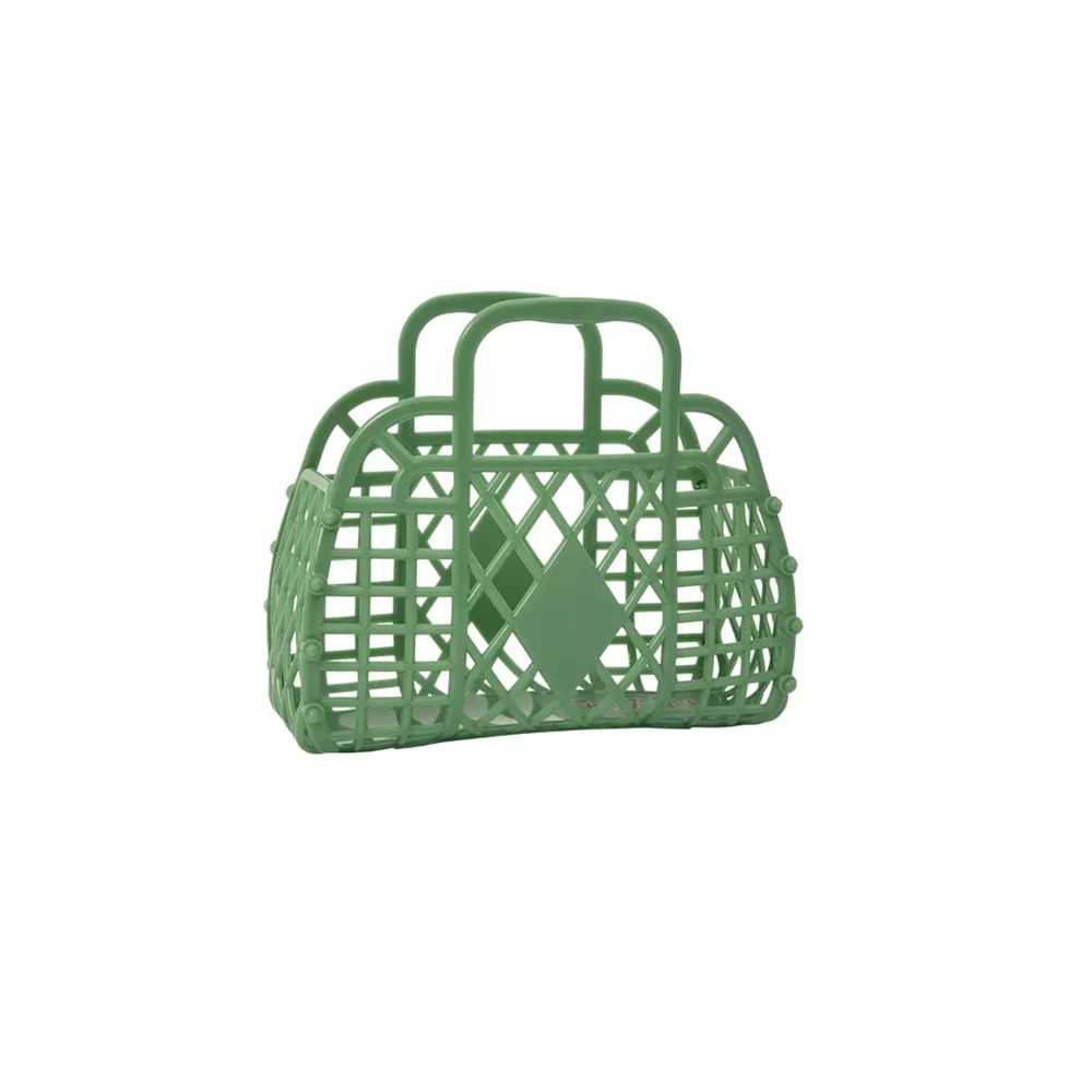 Retro Basket Jelly Bag, Olive - Mini | Shop Sweet Lulu