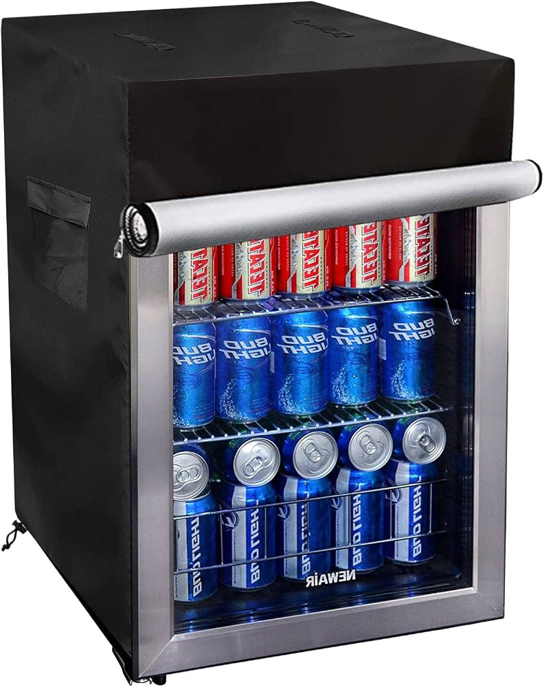 Bitubi Beverage Refrigerator Cooler Cover,Outdoor Fridge Cover – Waterproof, Dustproof, Sun-Pro... | Amazon (US)